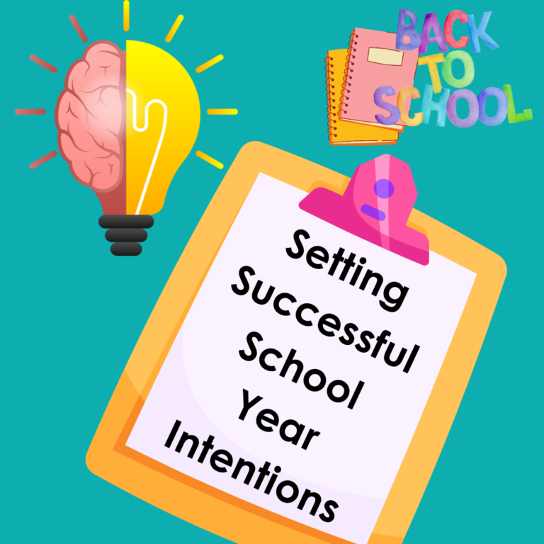 Setting successful school year intentions
